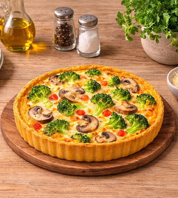 Quiche con verduras