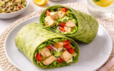 Wrap de espinacas