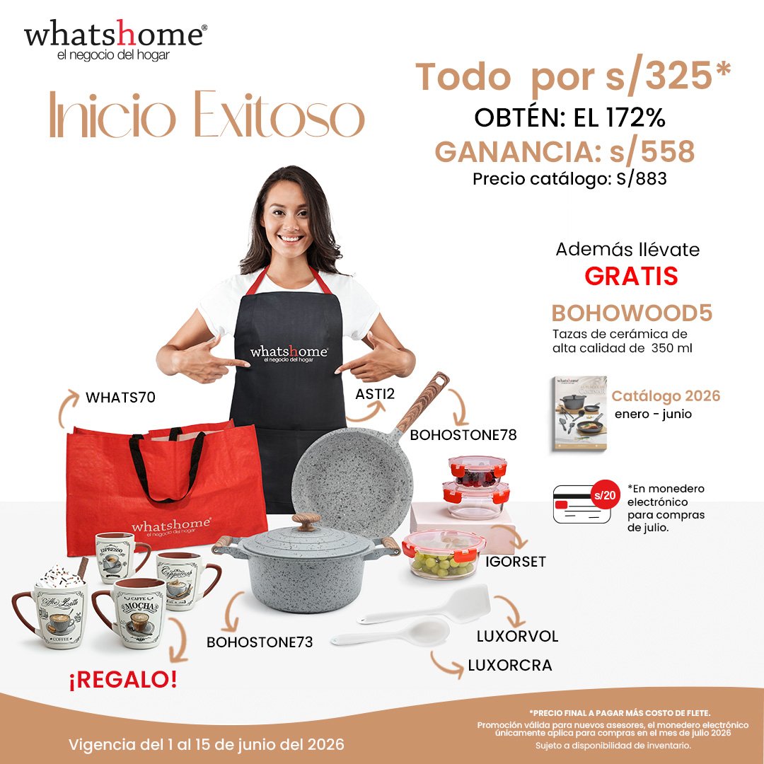 Arranque ganador whatshome