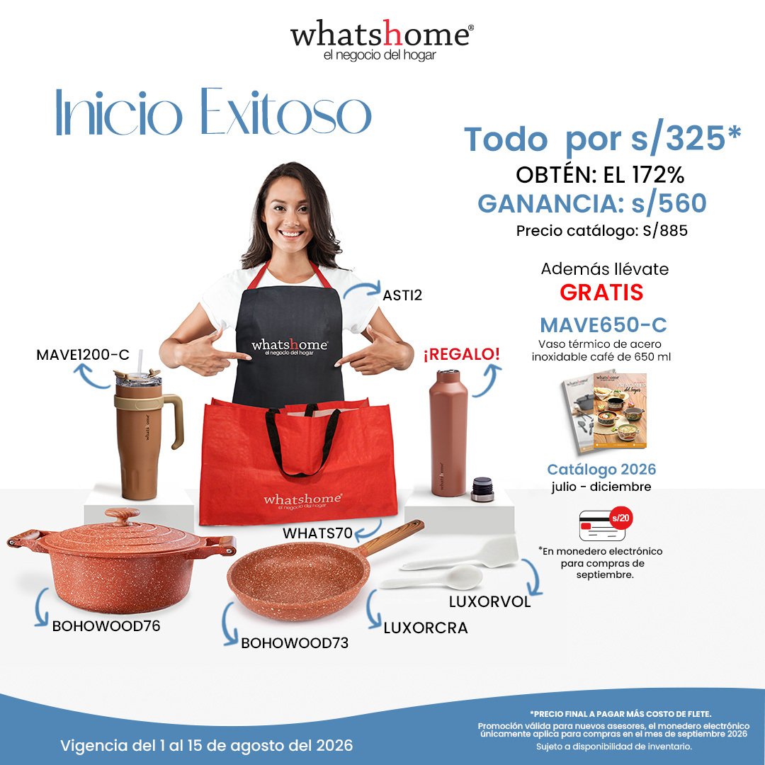 Arranque ganador whatshome